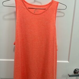 Nike Women's Vibrant Orange Tank Top